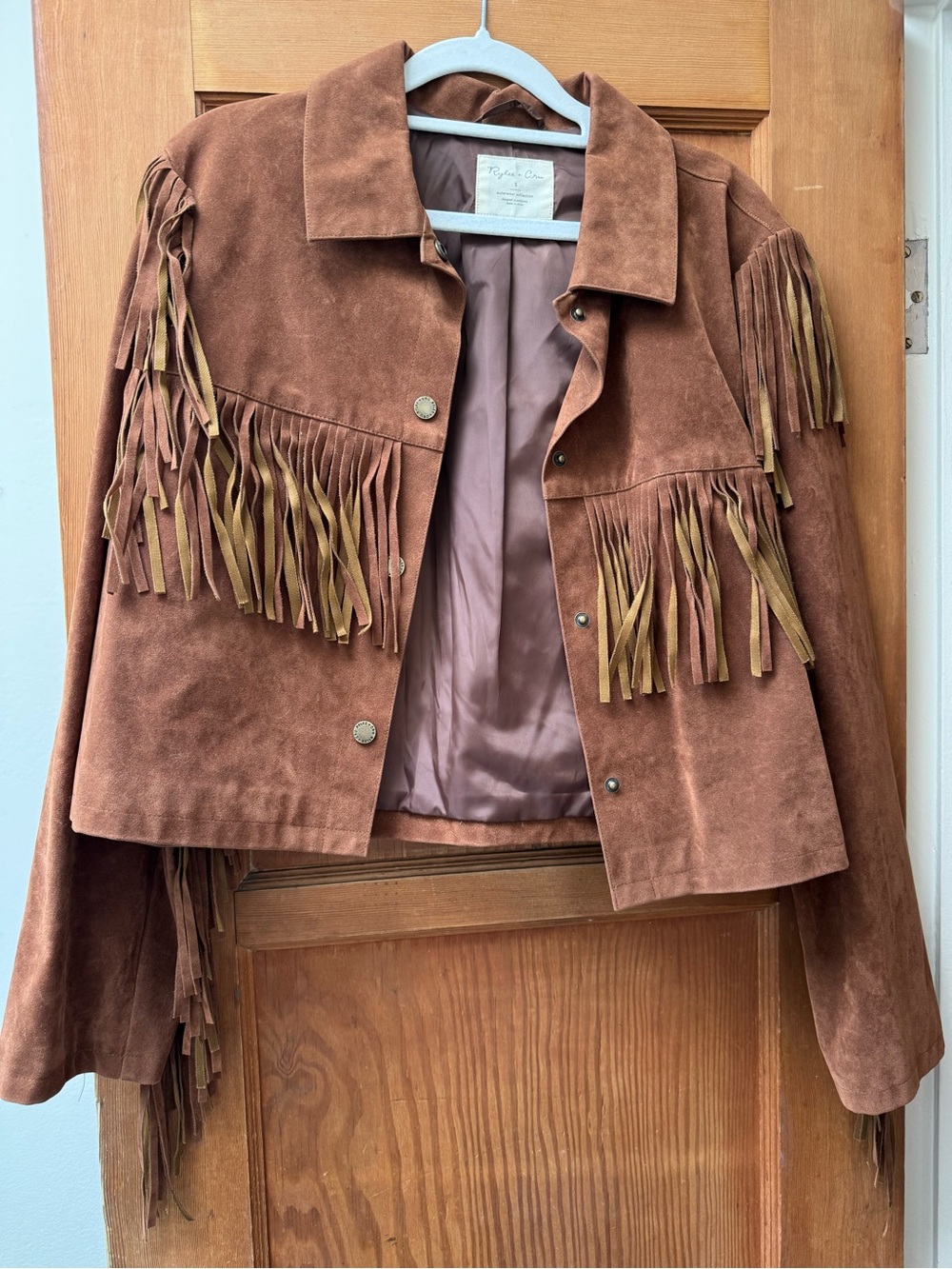 Rylee + cru fringe jacket